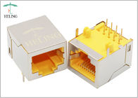 Side Entry Right Angle RJ45 Connector , Network RJ45 90 Degree Adapter